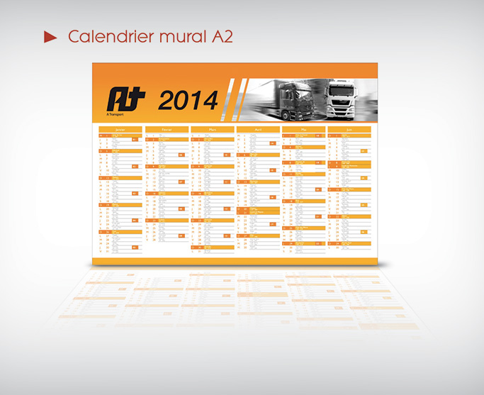 Calendrier mural A2
