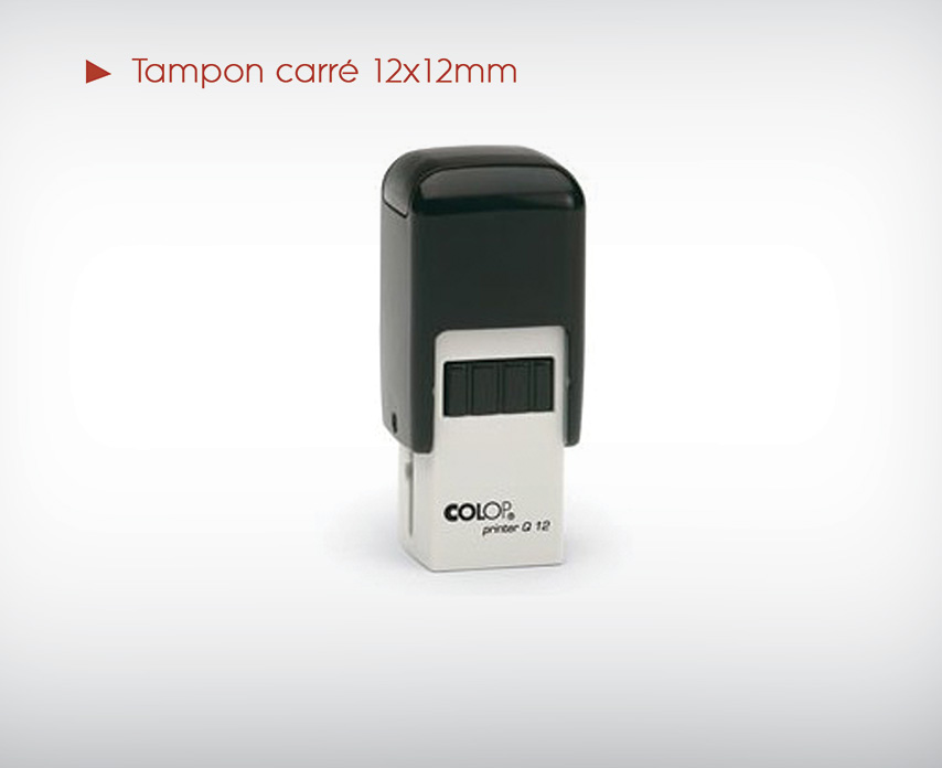 Tampons encreurs 12x12mm