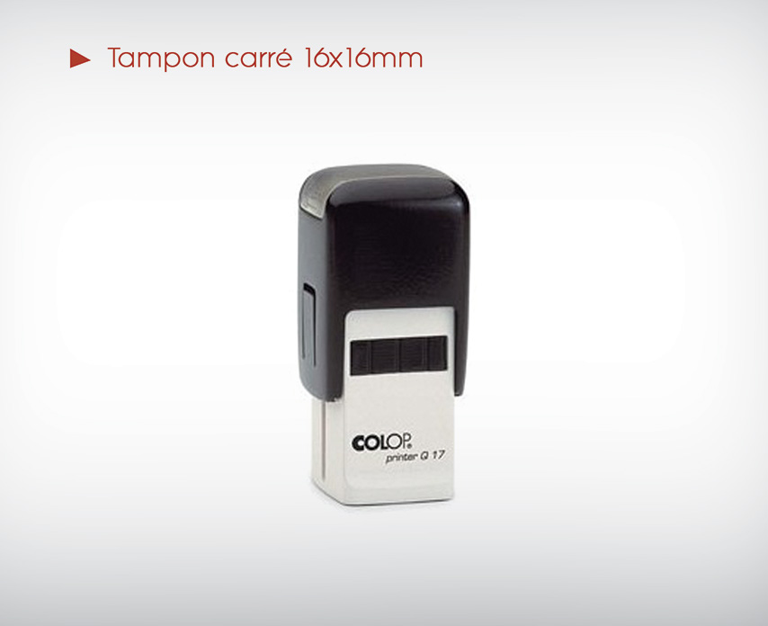 Tampons encreurs 16x16mm