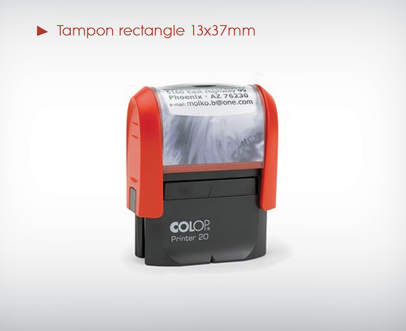 Tampons encreurs 13x37mm