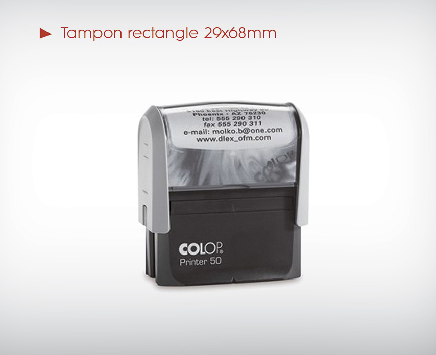 Tampons encreurs 29x68mm
