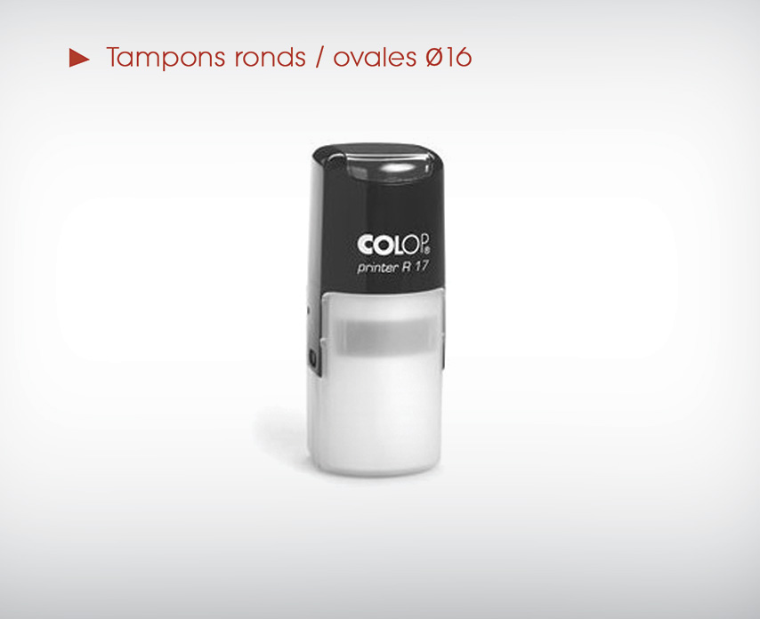 Tampons encreurs Ø16 mm